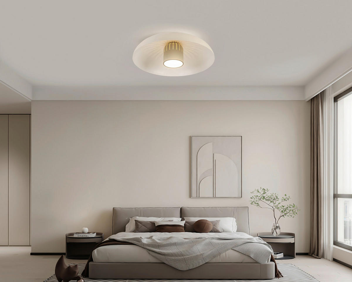 LED-DECKENLEUCHTE Louis 60/21,5 cm   - Grau, Design, Kunststoff/Metall (60/21,5cm) - Dieter Knoll