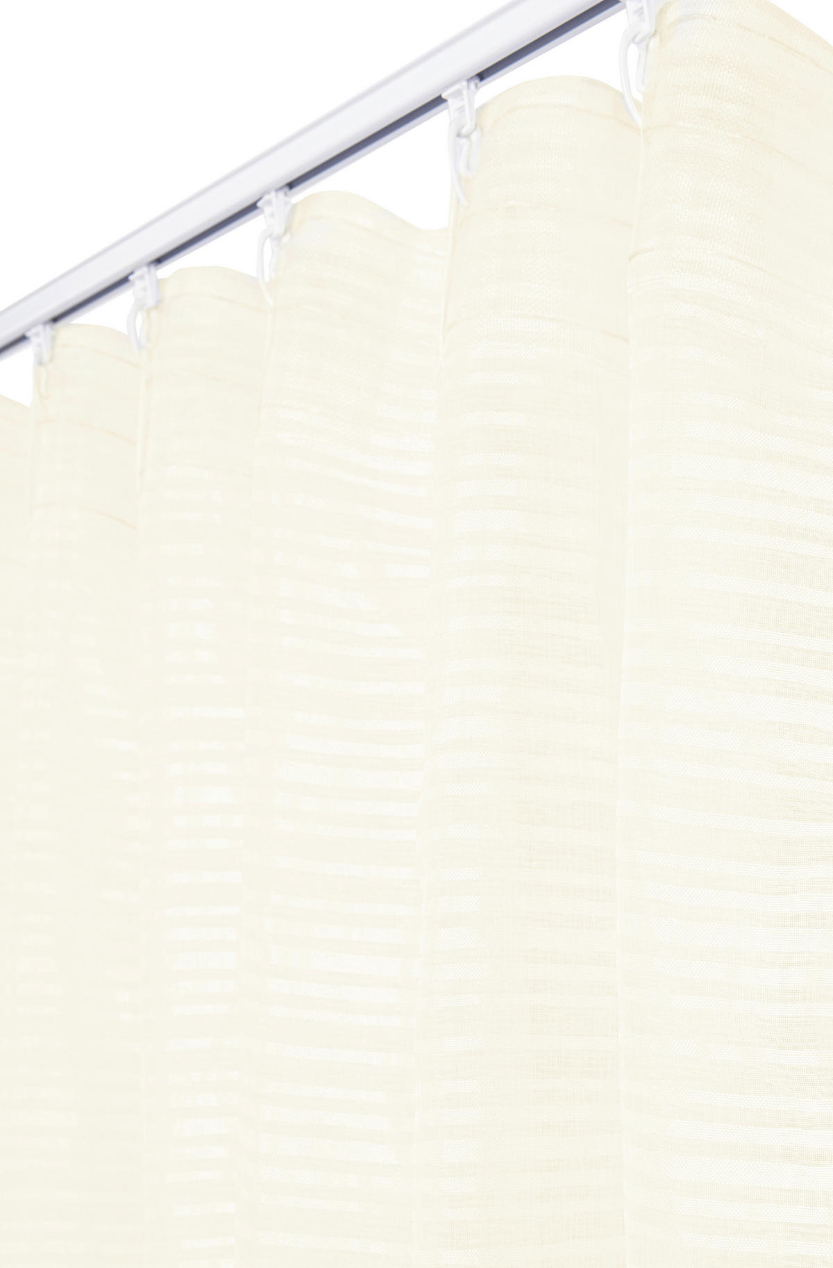 FERTIGVORHANG  transparent   280/300 cm  - Elfenbein, Basics, Textil (280/300cm)