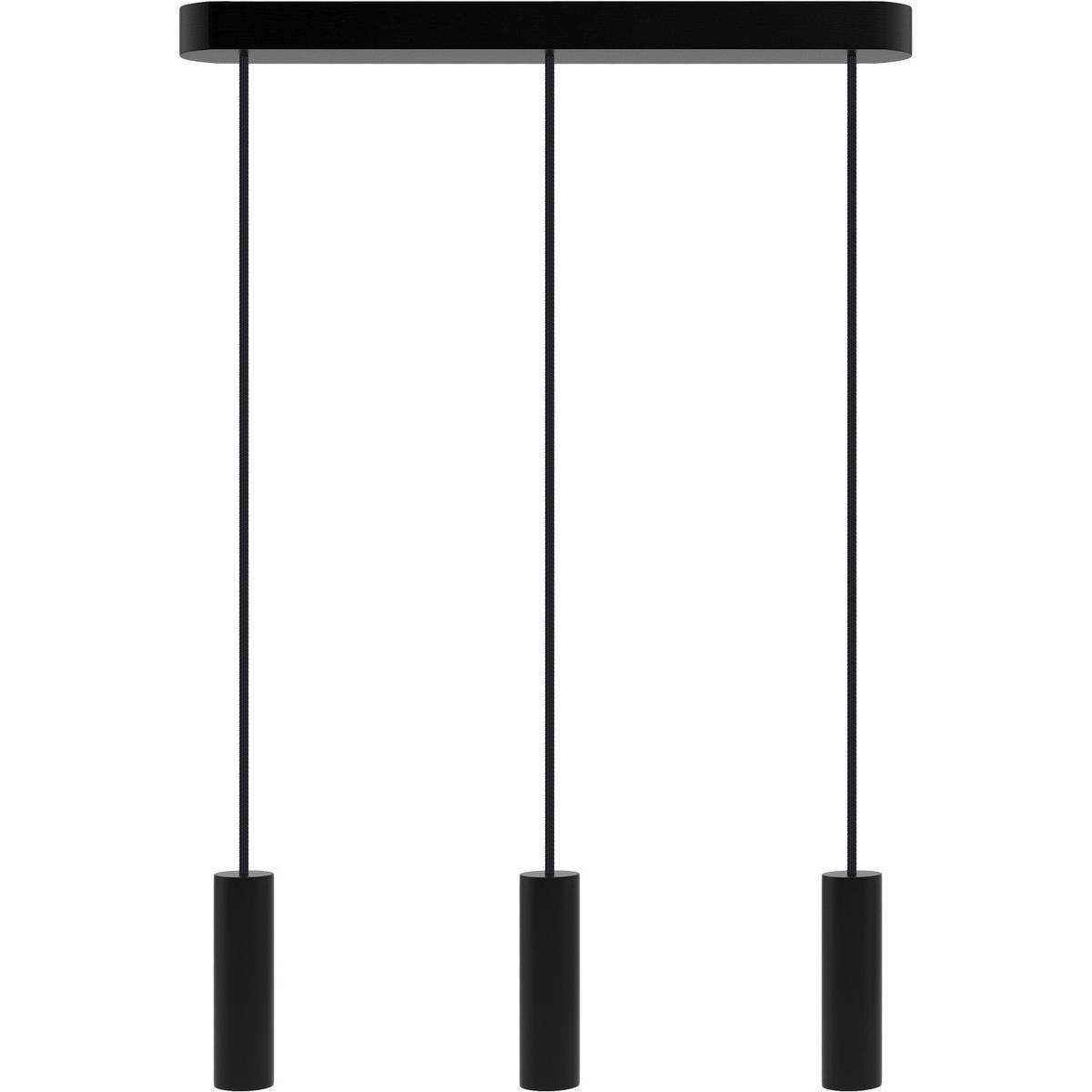 ZÁVĚSNÉ SVÍTIDLO, 52/150 cm  - černá, Design, dřevo (52/150cm)