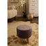 HOCKER Grau - Rosa/Grau, Holz/Textil (27/27cm)