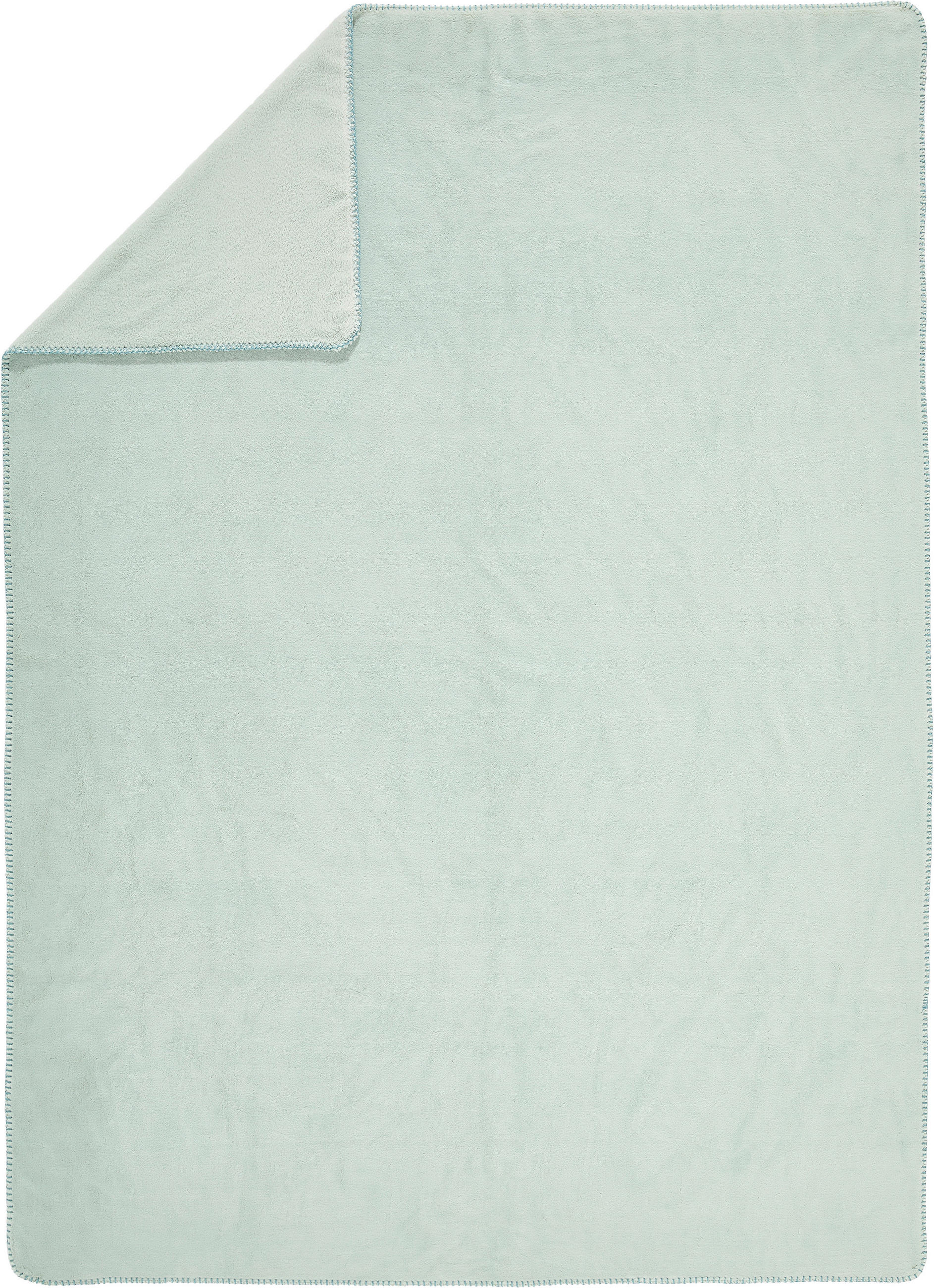 DECKE 140/190 cm  - Mintgrün, Basics, Textil (140/190cm) - Zoeppritz