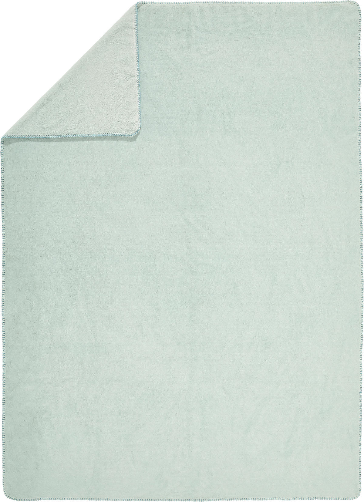 DEKA, polyester (recyklovaný), 140/190 cm - mätovozelená, Basics, textil (140/190cm) - Zoeppritz