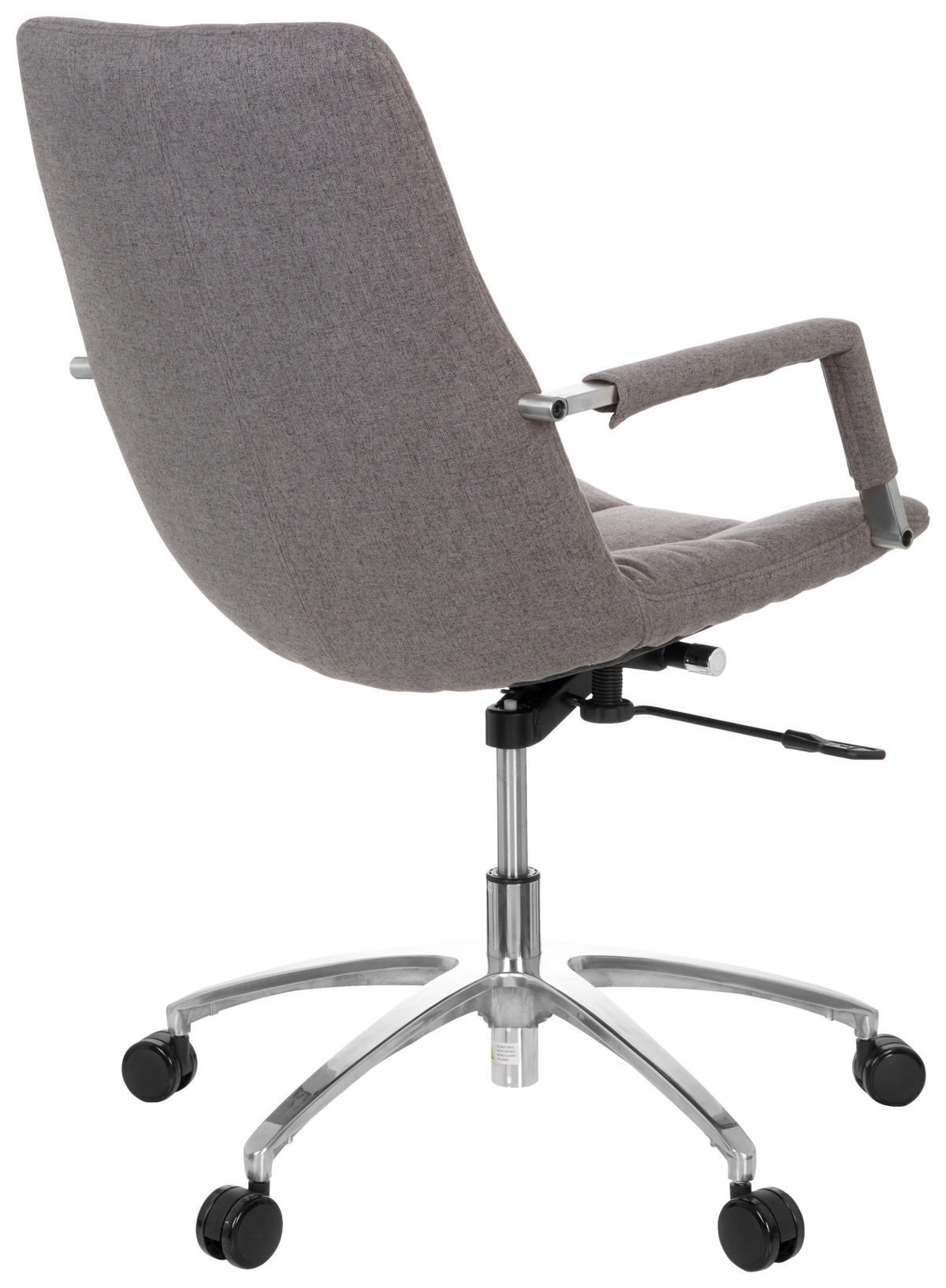 OTOČNÁ ŽIDLE, plochá tkanina, šedá, barvy stříbra - šedá/barvy stříbra, Moderní, kov/textil (58/102/60cm) - MID.YOU