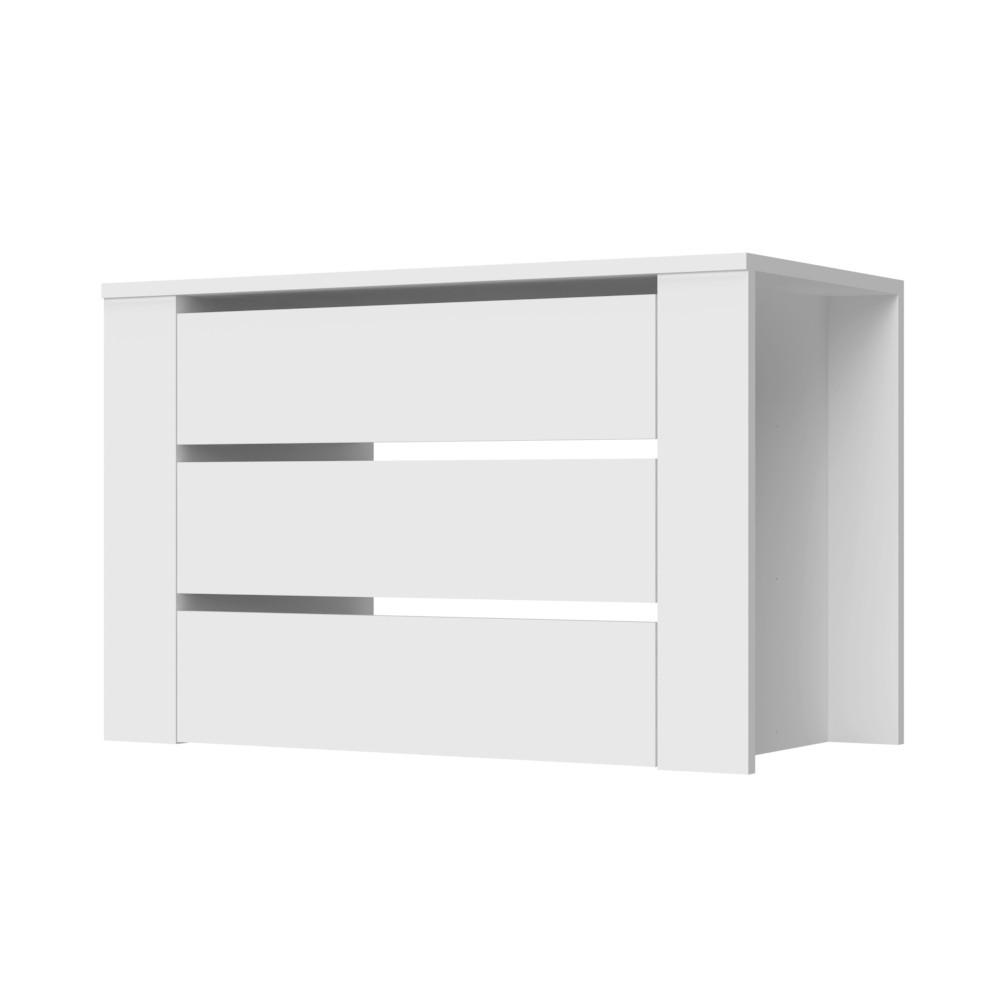 NOTRANJI PREDALI - bela, Design, leseni material (88/57/45cm) - Hom`in