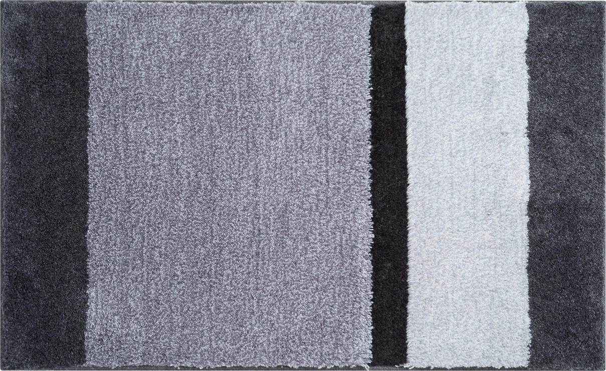 BADTEPPICH Room Anthrazit 70/120 cm  - Anthrazit, Basics, Kunststoff/Textil (70/120cm) - Grund