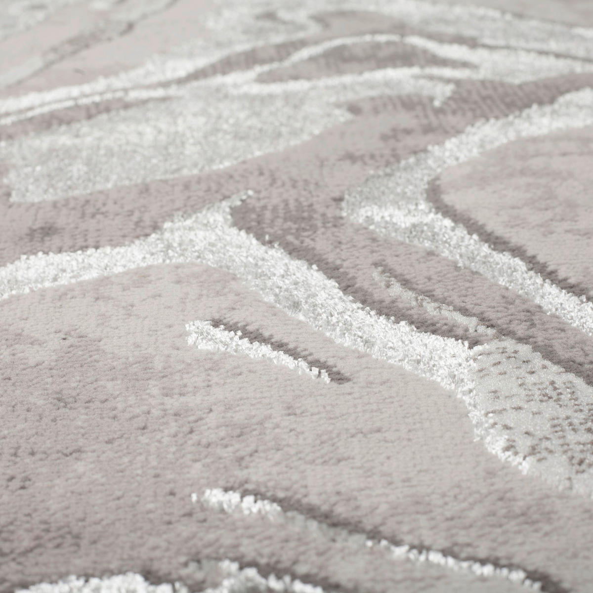WEBTEPPICH 200/290 cm Eris Silberfarben  - Silberfarben, KONVENTIONELL, Textil (200/290cm)