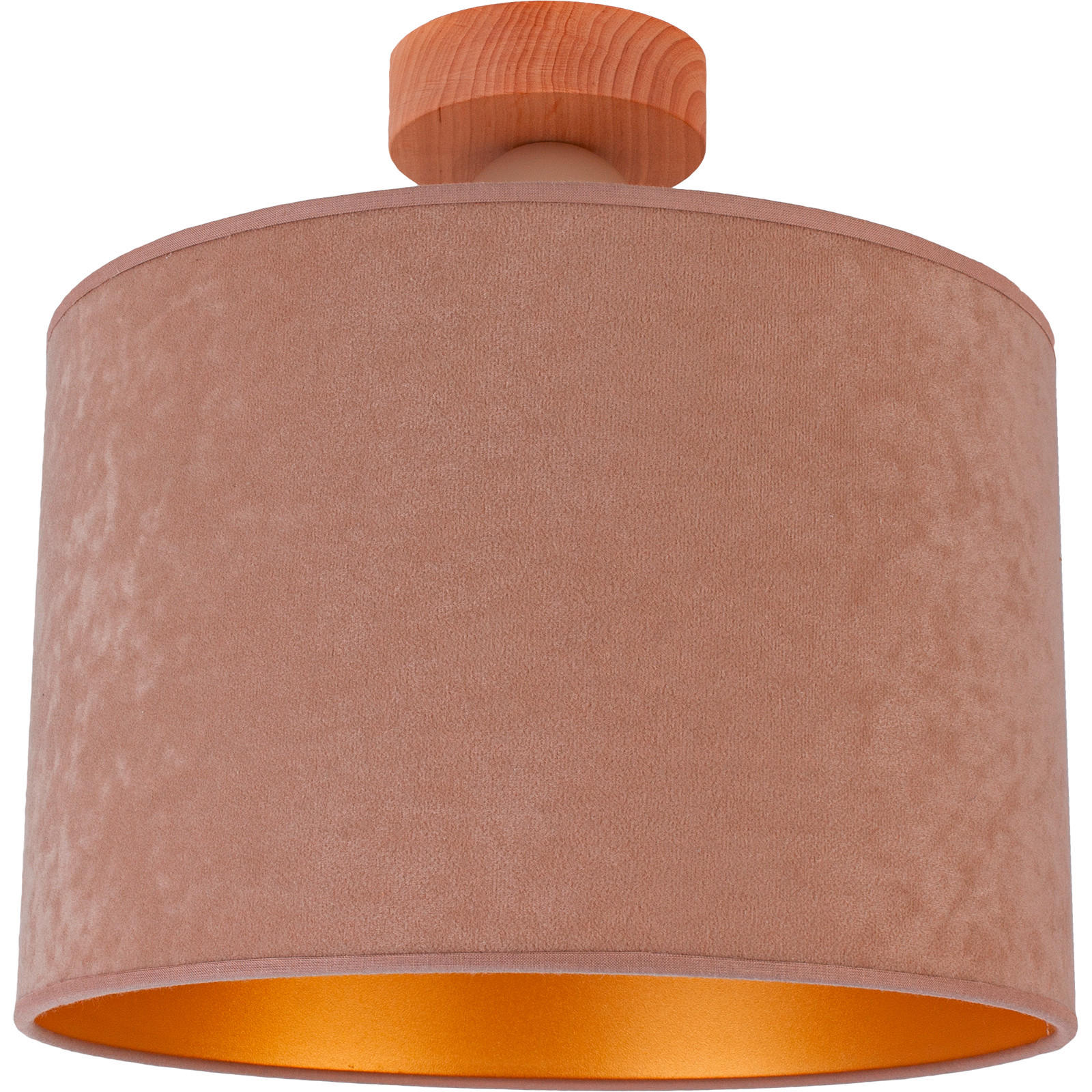 STROPNÍ SVÍTIDLO, 30/30 cm  - béžová, Basics, dřevo (30/30cm)