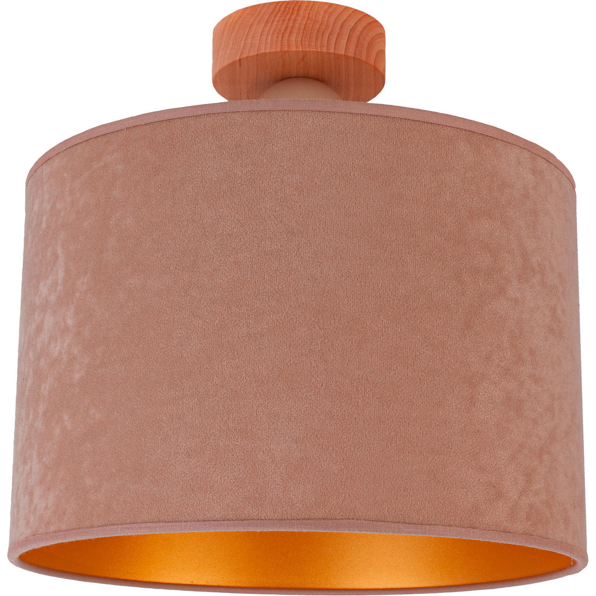 DECKENLEUCHTE Bolla 30/30 cm   - Beige, Basics, Holz (30/30cm)