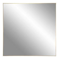 VÄGGSPEGEL 60/0.5/60 cm    - mörkgul, Design, metall/glas (60/0.5/60cm)