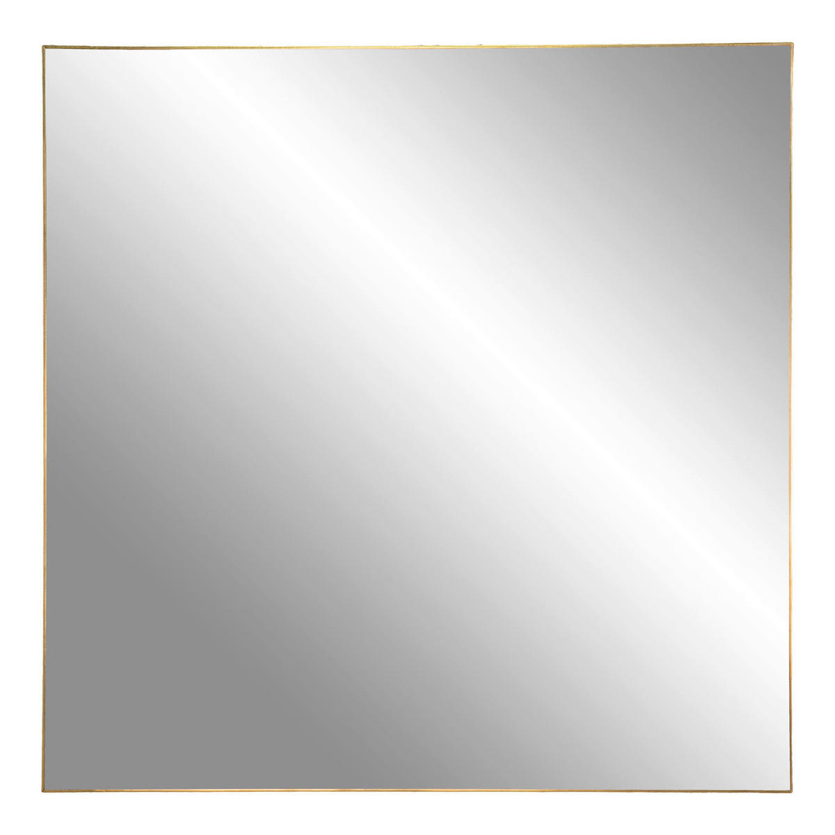 VÄGGSPEGEL 60/0.5/60 cm    - mörkgul, Design, metall/glas (60/0.5/60cm)