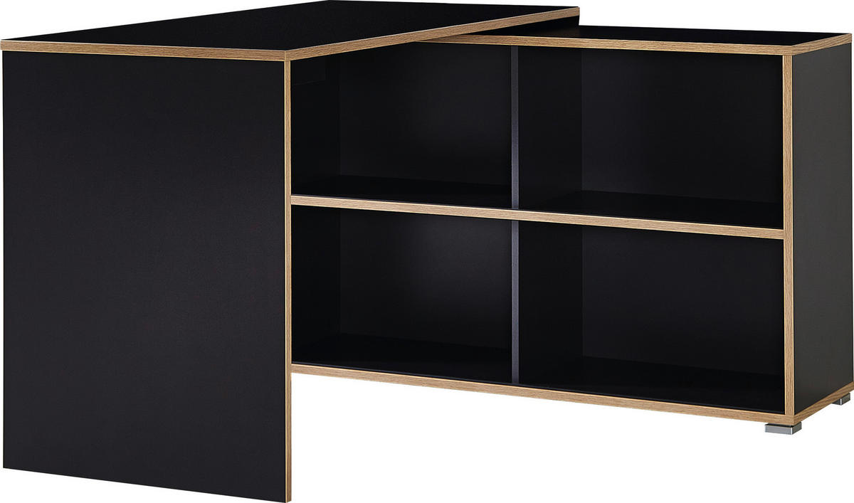 ECKSCHREIBTISCH 120/120/76 cm  in Anthrazit, Sonoma Eiche  - Anthrazit/Sonoma Eiche, Design, Holzwerkstoff (120/120/76cm) - Germania