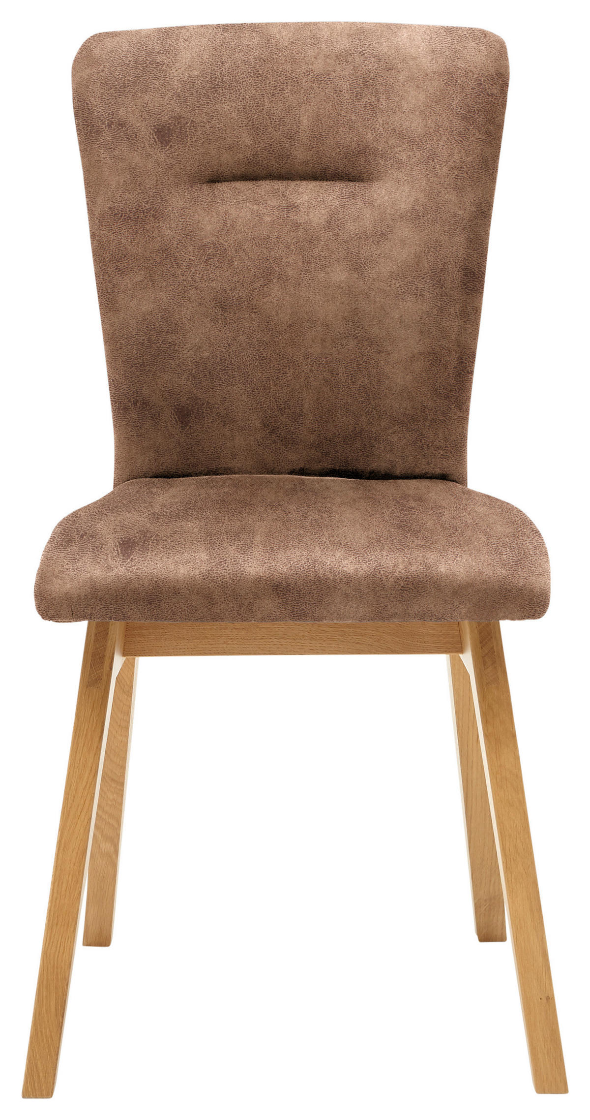 STUHL in Holz, Textil Cognac  - Cognac, KONVENTIONELL, Holz/Textil (46/91/66cm) - Dieter Knoll