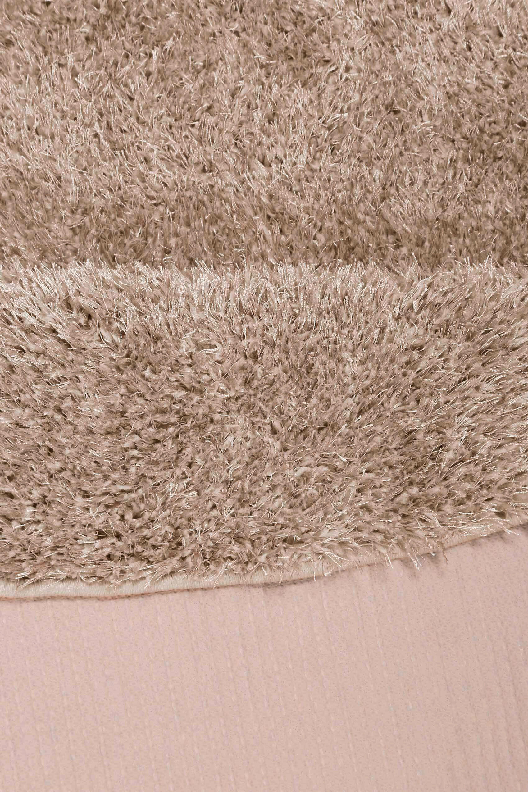 Thumbnail - Esprit Hochflorteppich Esprit, Beige, Textil, Uni, rund, Textiles Vertrauen - Oeko-Tex®, für Fußbodenheizung geeignet, i...