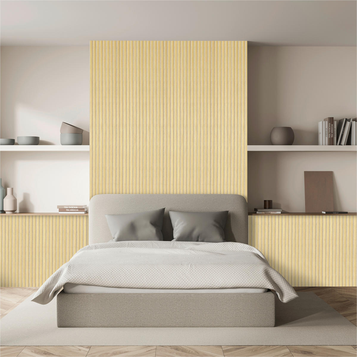 AKUSTIKPANEEL Economico  - Eichefarben, Basics, Holz/Kunststoff (120/56/1,8cm) - Novel