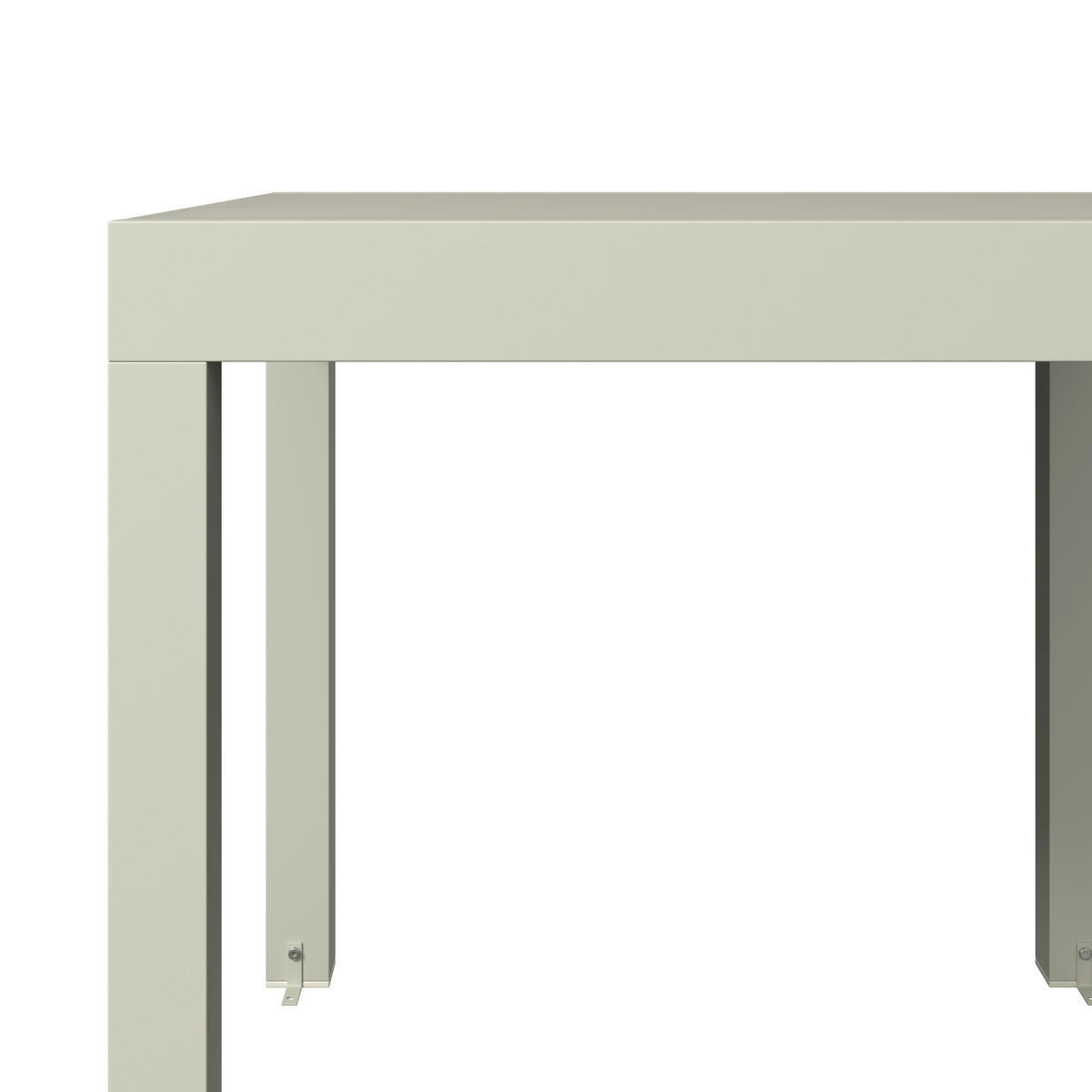 BALKONTISCH  - Beige, MODERN, Glas/Metall (160/80/75/80cm) - Ambia Garden