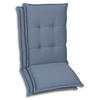 SESSELAUFLAGENSET Uni  - Blau, Basics, Textil (50/7/120cm)