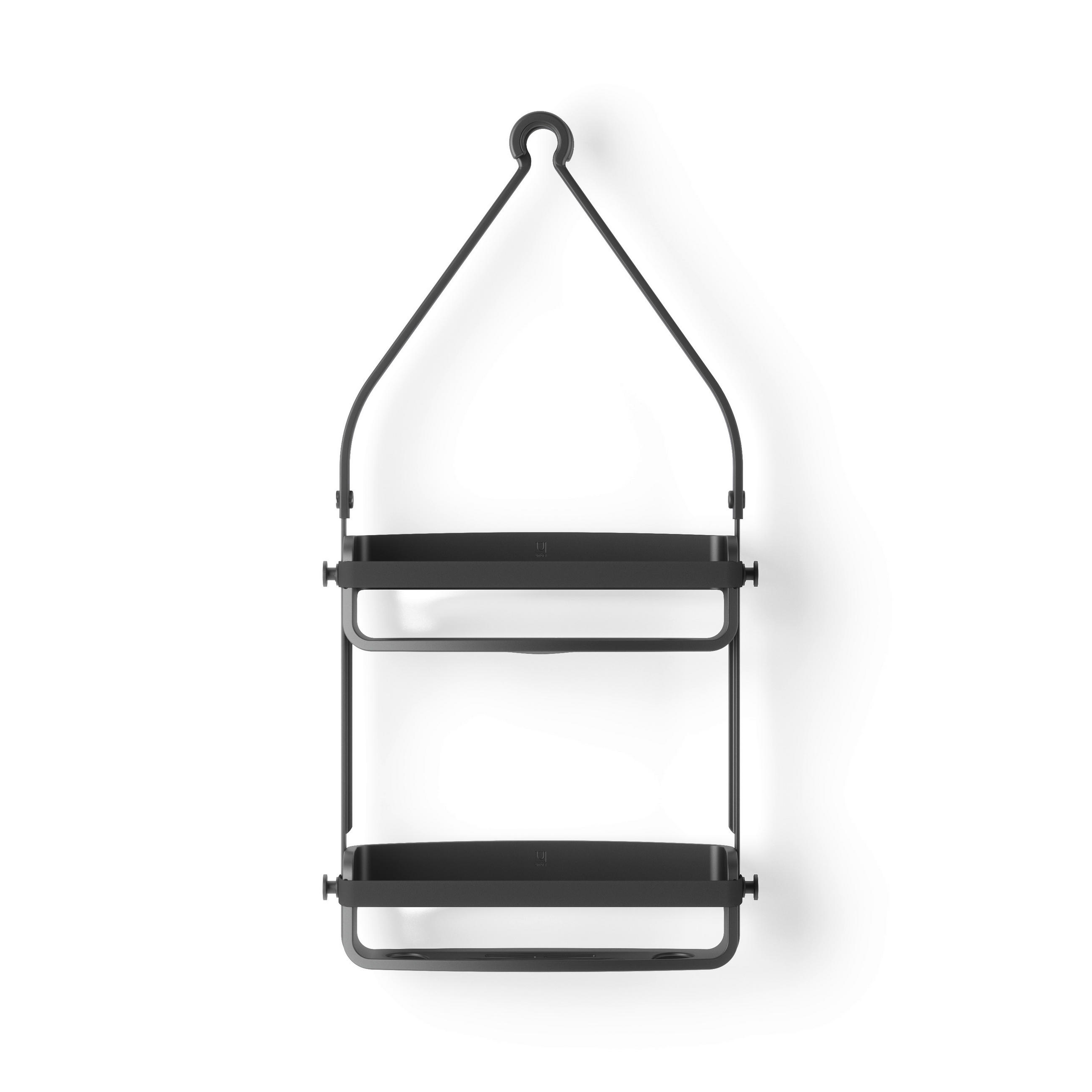 DUSCHREGAL - Schwarz, Basics, Kunststoff (33/10/66cm) - Umbra
