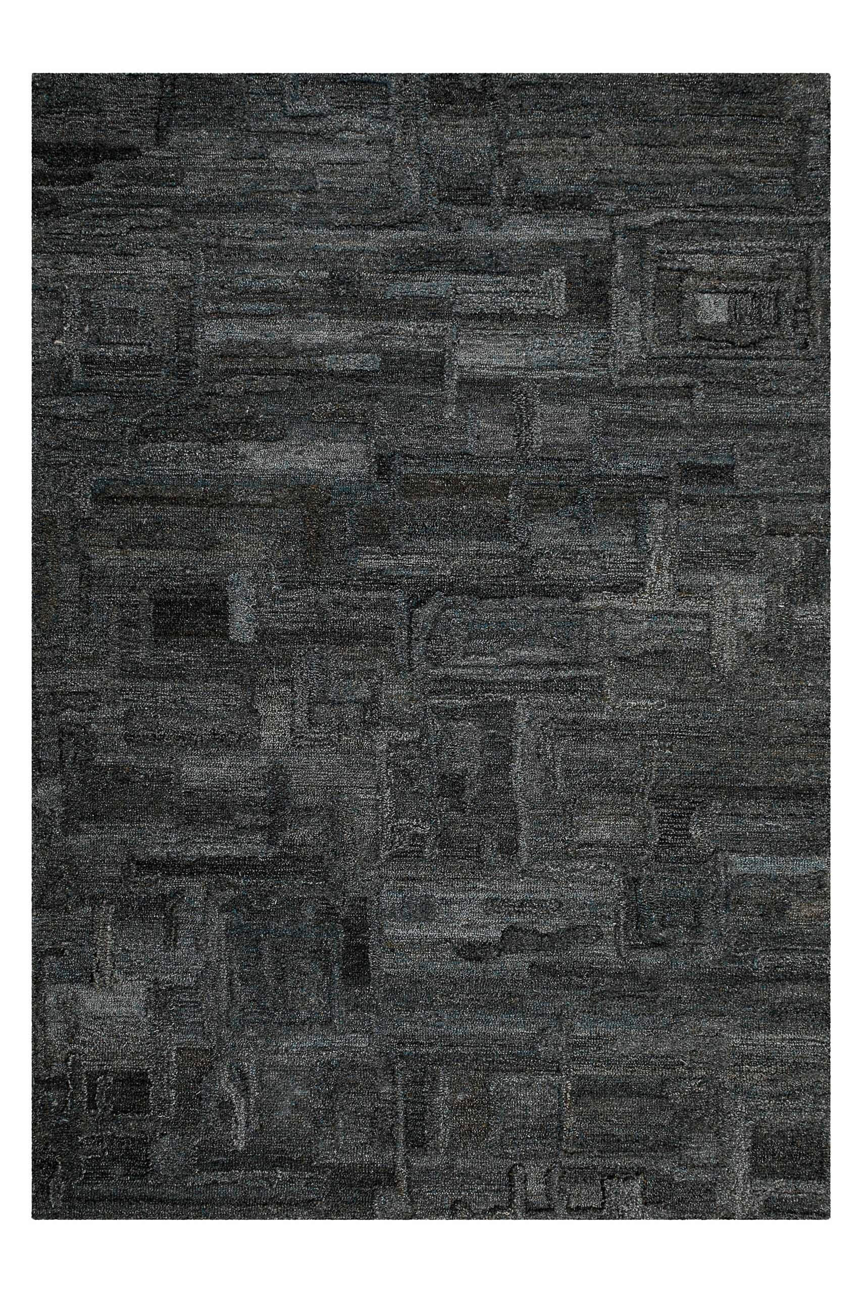 Wecon Home Webteppich Hamptons Fortytwo Dunkelgrau 70x140 cm