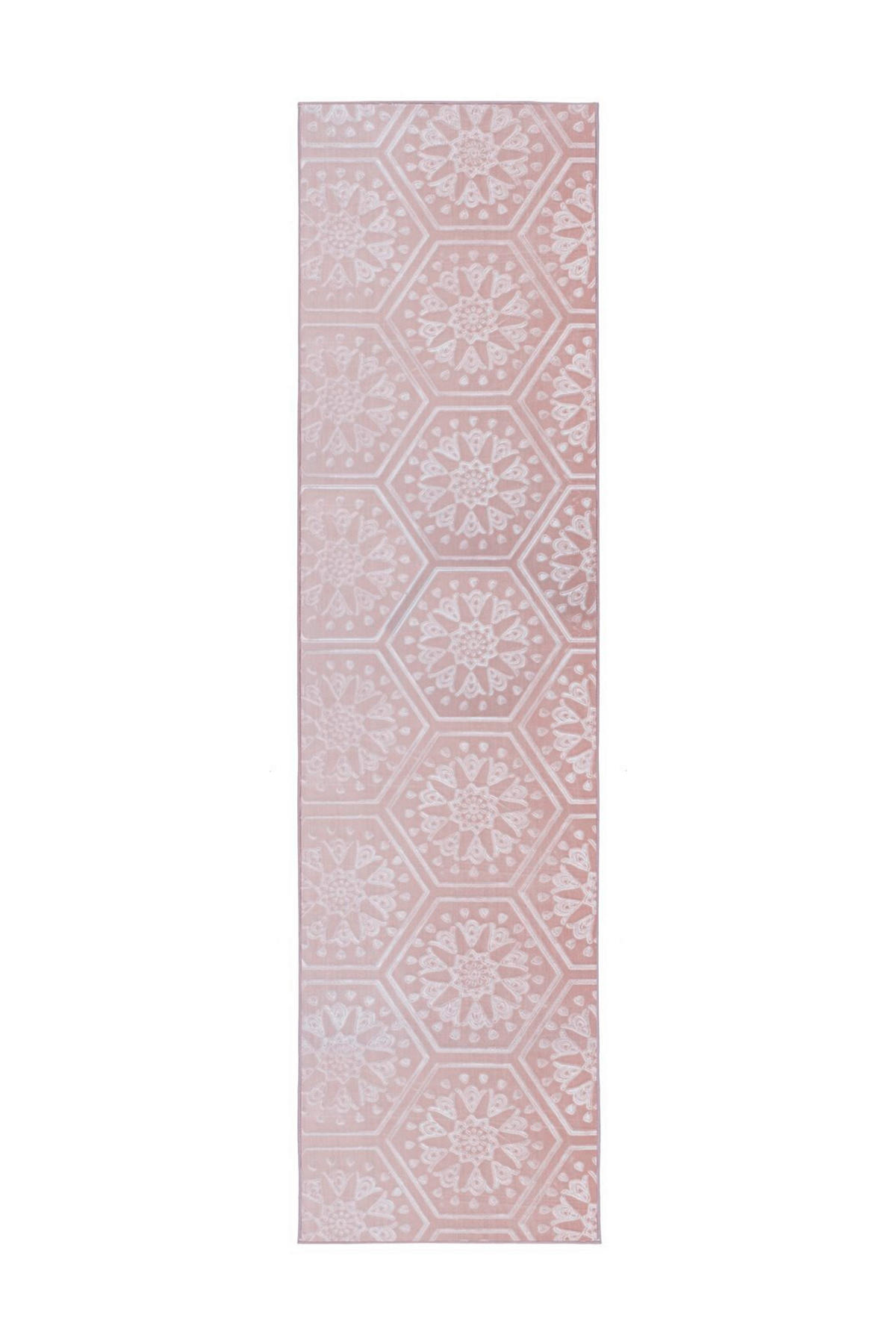 LÄUFER 80/150 cm Monroe 225 Rosa  - Rosa, KONVENTIONELL, Kunststoff/Textil (80/150cm)