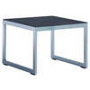 LOUNGETISCH 60/60/44 cm Metall  - Graphitfarben/Grau, Basics, Glas/Metall (60/60/44cm) - Sieger