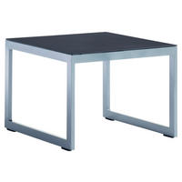 LOUNGETISCH 60/60/44 cm Metall  - Graphitfarben/Grau, Basics, Glas/Metall (60/60/44cm) - Sieger