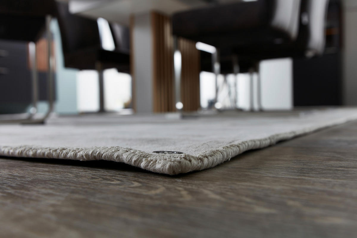 HANDWEBTEPPICH 250/350 cm Silberfarben rechteckig  - Silberfarben, Basics, Textil (250/350cm) - Tom Tailor