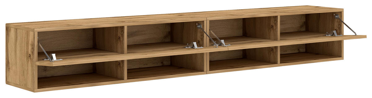 LOWBOARD DERBY  in 200/31,5/32,5 cm  - Eiche Wotan, Design, Holzwerkstoff (200/31,5/32,5cm) - Livetastic