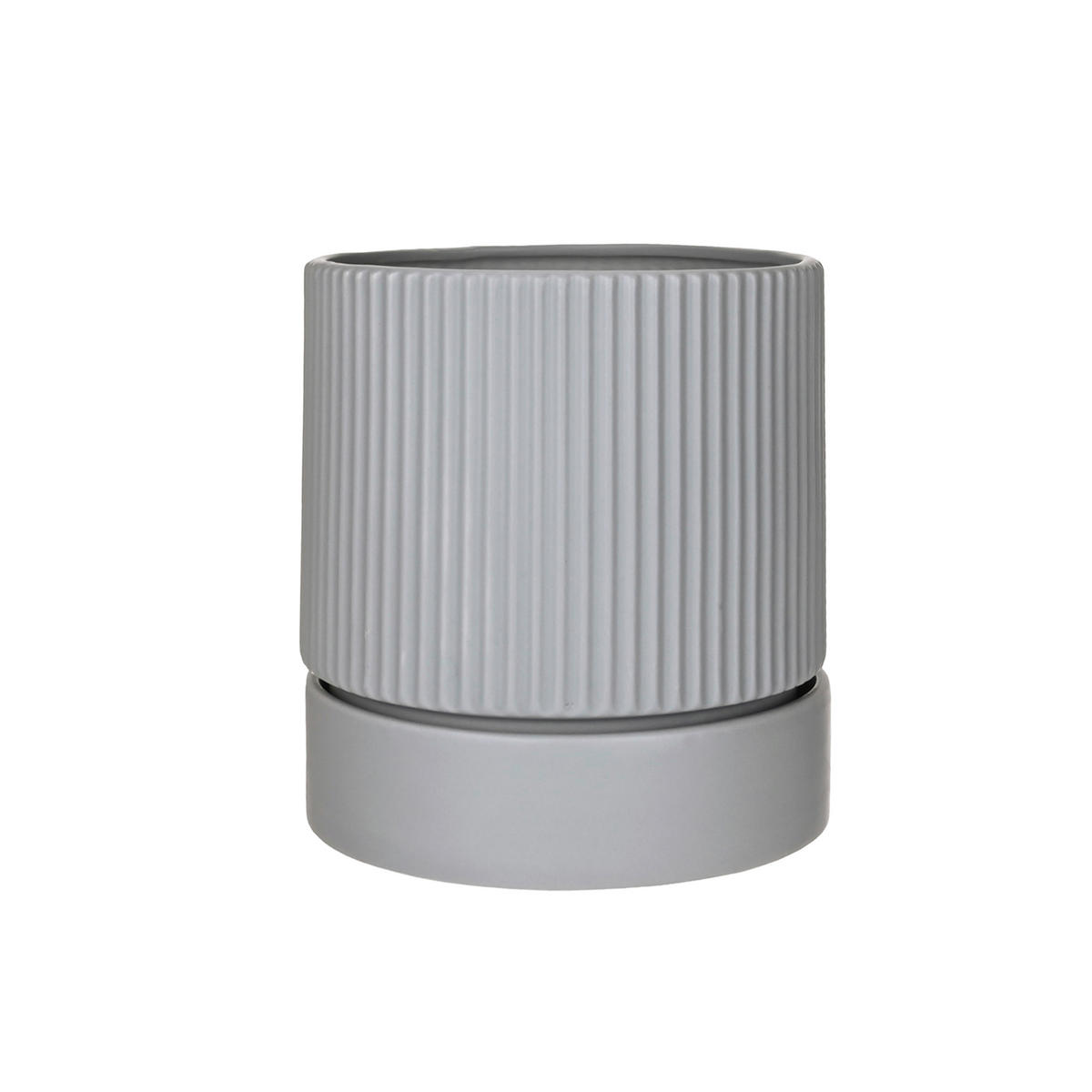 VÄXTKRUKA 17,2/18,5 cm  - grå, Trend, keramik (17,2/18,5cm) - Ambia Home