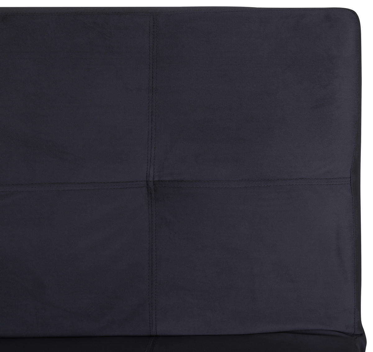 BÄDDSOFFA i mörkgrå  - mörkgrå, Design, metall/textil (180/80/55cm) - Livetastic