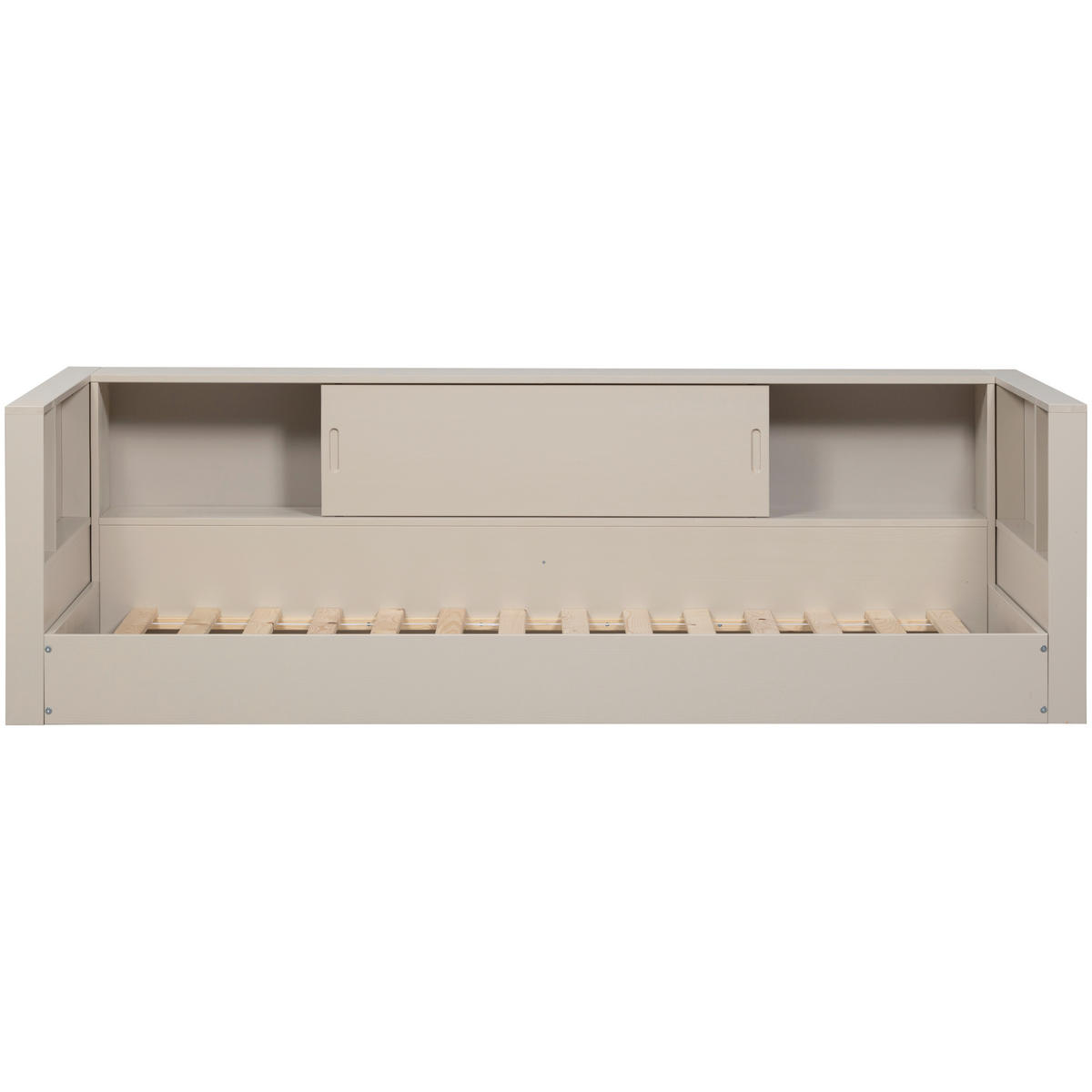 BODENBETT. - Grau, Basics, Holz (90/200cm) - MID.YOU