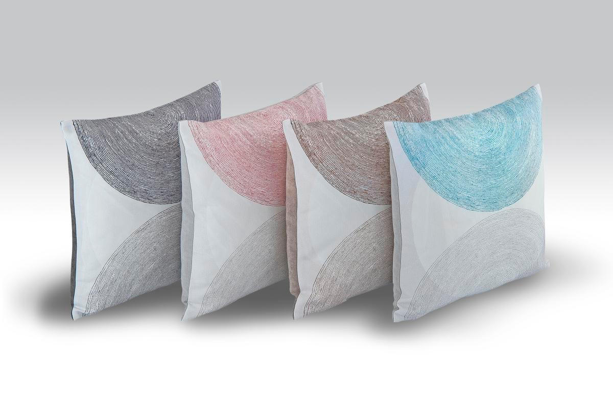 ZIERKISSEN  50/50 cm   - Anthrazit, Design, Textil (50/50cm) - Novel