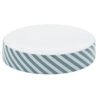 SAVONIERĂ ceramică  - alb/gri, Basics, ceramică (12/2,7cm) - Sadena