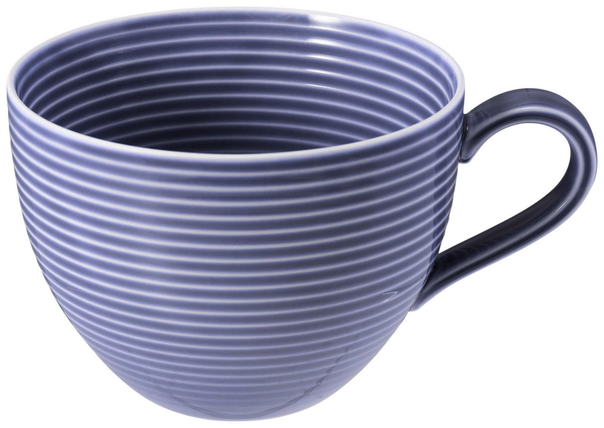 KAFFEETASSE Beat   350 ml  - Blau/Flieder, KONVENTIONELL, Keramik (0,35l) - Seltmann Weiden