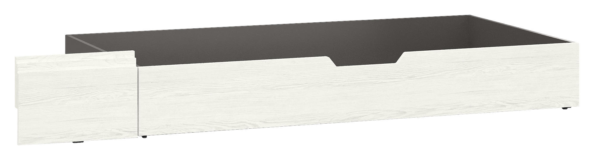 BETTKASTEN 85/23/200 cm Weiß, Anthrazit  - Anthrazit/Weiß, Design (85/23/200cm) - SetOne by Musterring