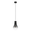 HÄNGELEUCHTE 20/110 cm   - Schwarz/Grau, KONVENTIONELL, Glas/Metall (20/110cm) - Eglo