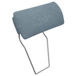 KOPFSTÜTZE - Blaugrau, KONVENTIONELL, Textil (55/28/18cm) - Hom`in