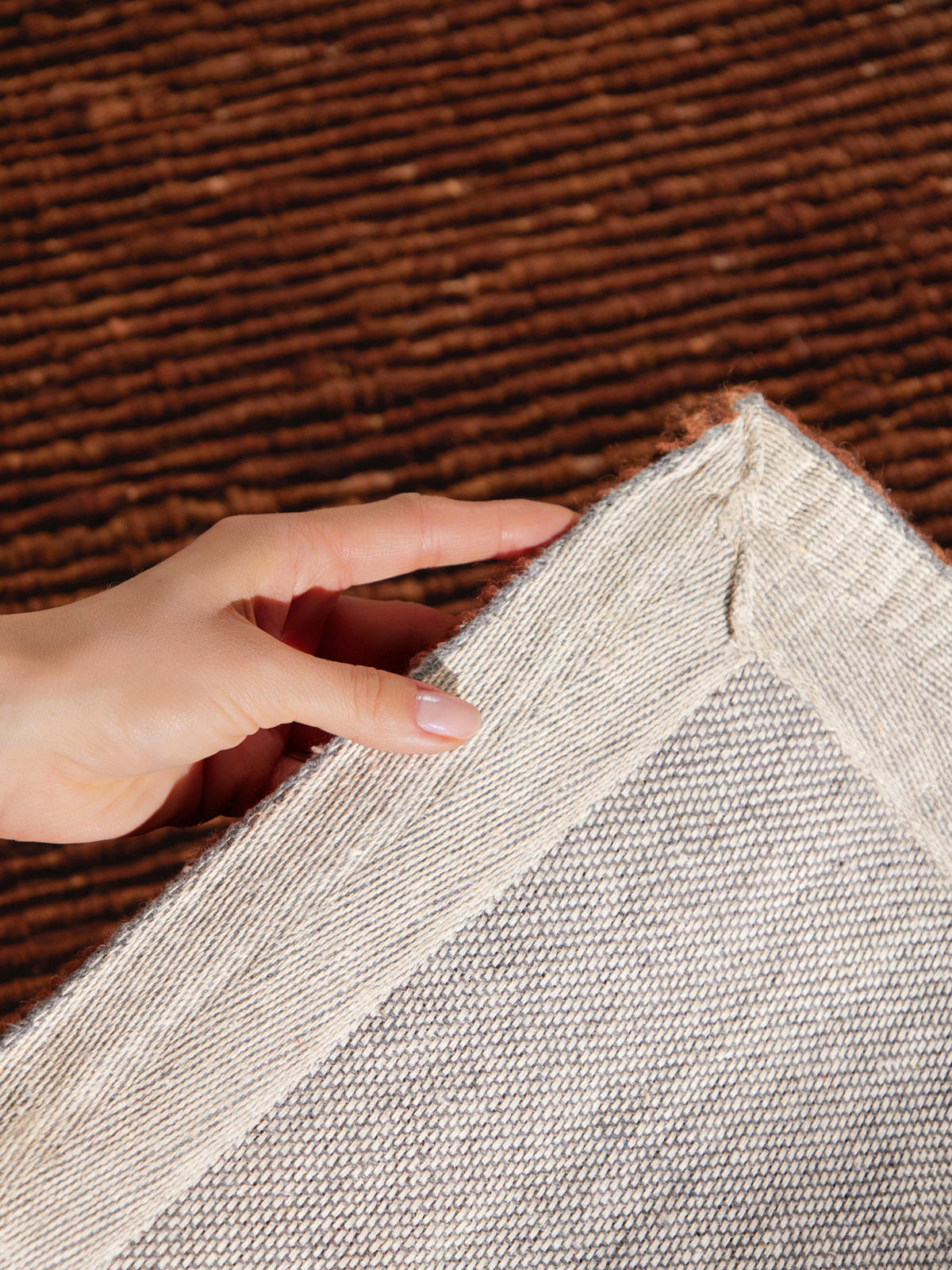WOLLTEPPICH 200/290 cm Bexley Woolwich Rotbraun  - Rotbraun, Basics, Textil (200/290cm) - Ted Baker