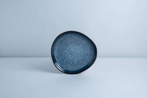 DESSERTTELLER Blau SÖREN  - Blau, LIFESTYLE, Keramik (23/2,7/22cm) - Novel