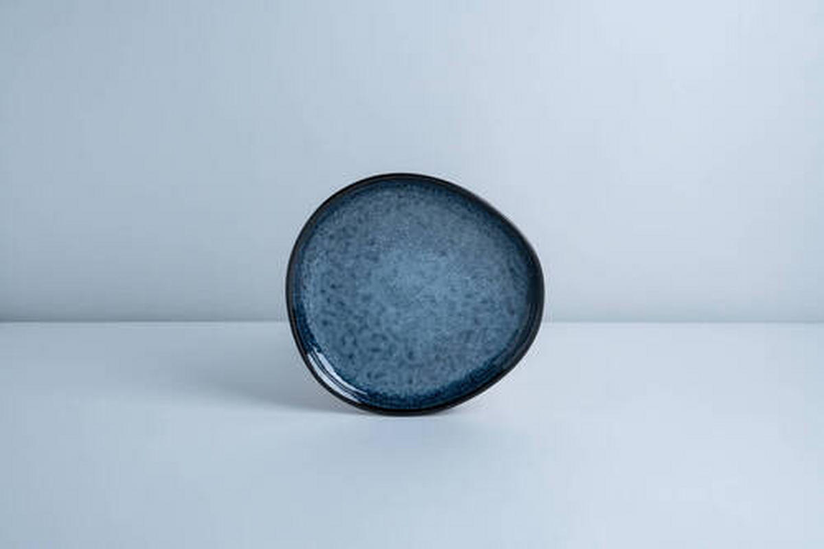 DESSERTTELLER Blau SÖREN  - Blau, LIFESTYLE, Keramik (23/2,7/22cm) - Novel