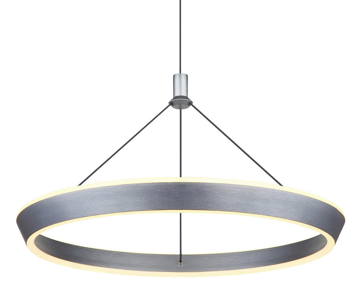 VISEČA LED-SVETILKA   //3000 K/230 V/ - siva/barve titana, Design, kovina/umetna masa (50/200cm) - Globo