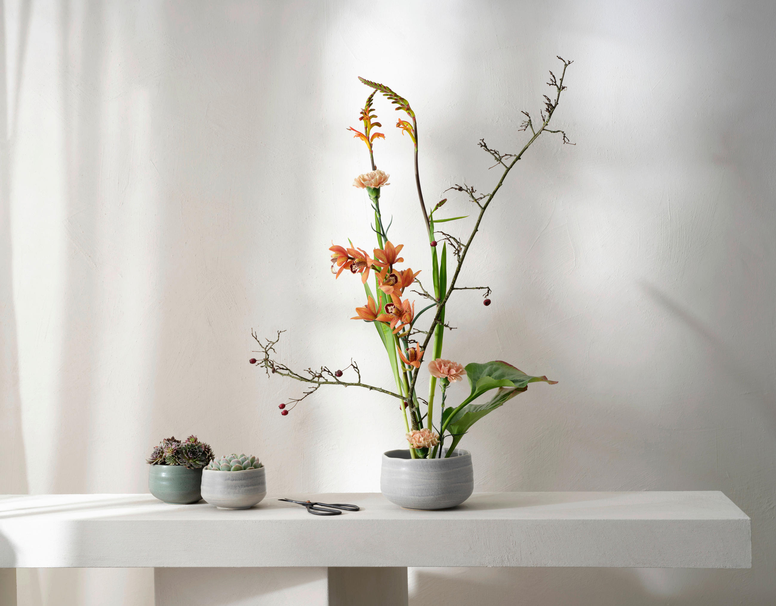SCHALE Moribana   - Schwarz, MODERN, Keramik (16,5/9,5cm) - ASA