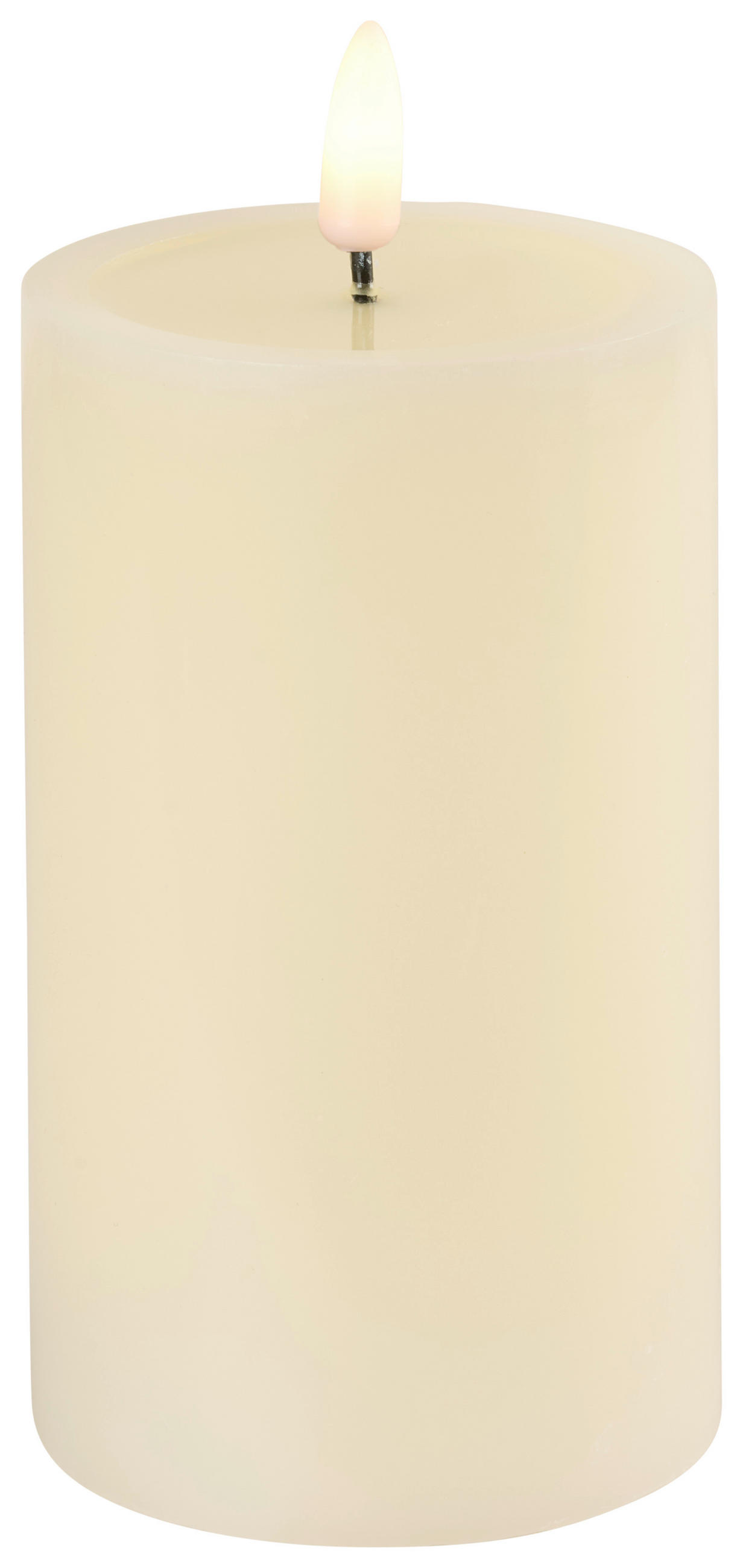LED-KERZE 7,5/12,5 cm  - Creme, Lifestyle, Kunststoff/Paraffin (7,5/12,5cm) - Ambia Home