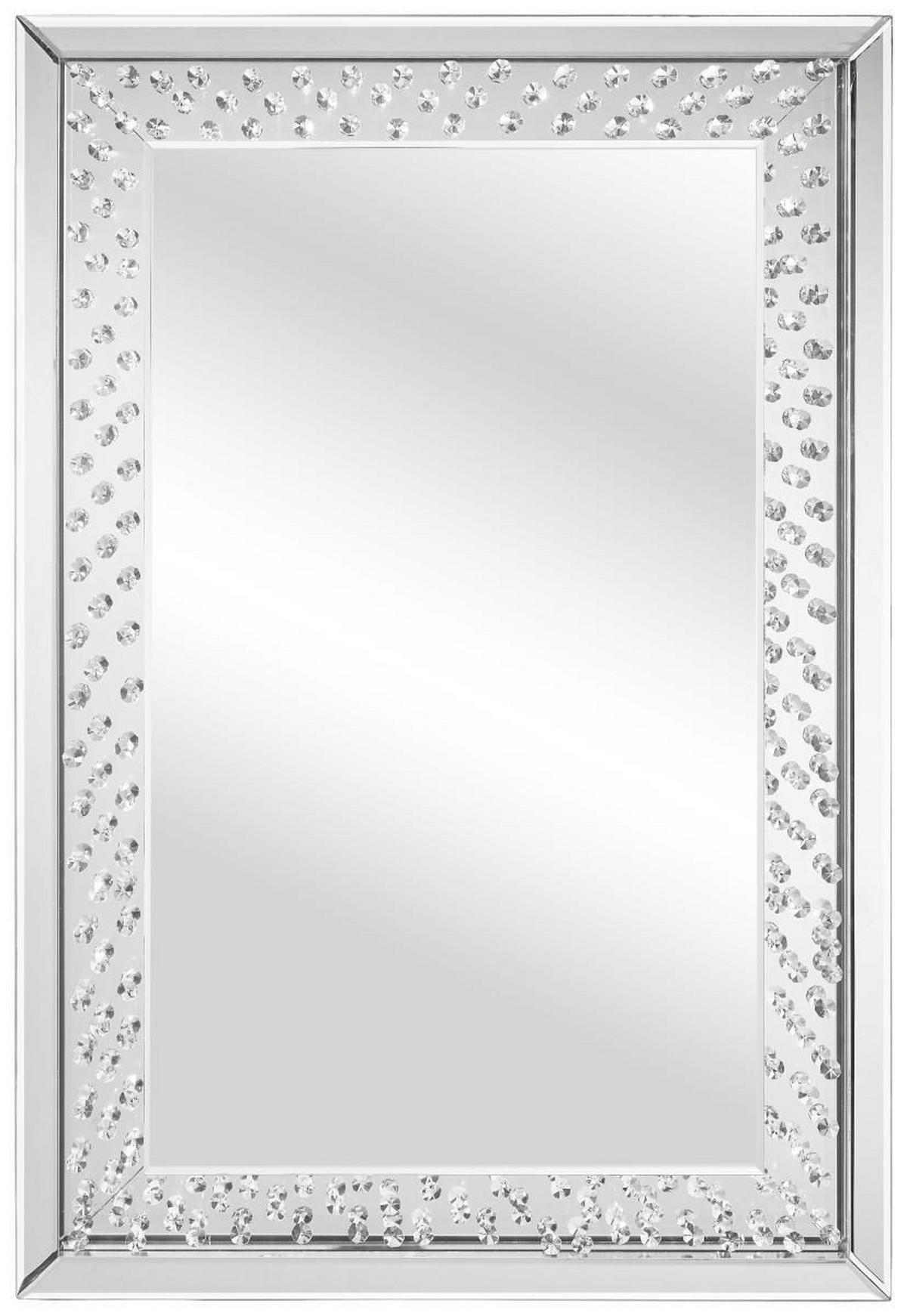 FALI TÜKÖR 60/90/5 cm    - ezüst, Design, faalapú anyag/Üveg (60/90/5cm) - Xora