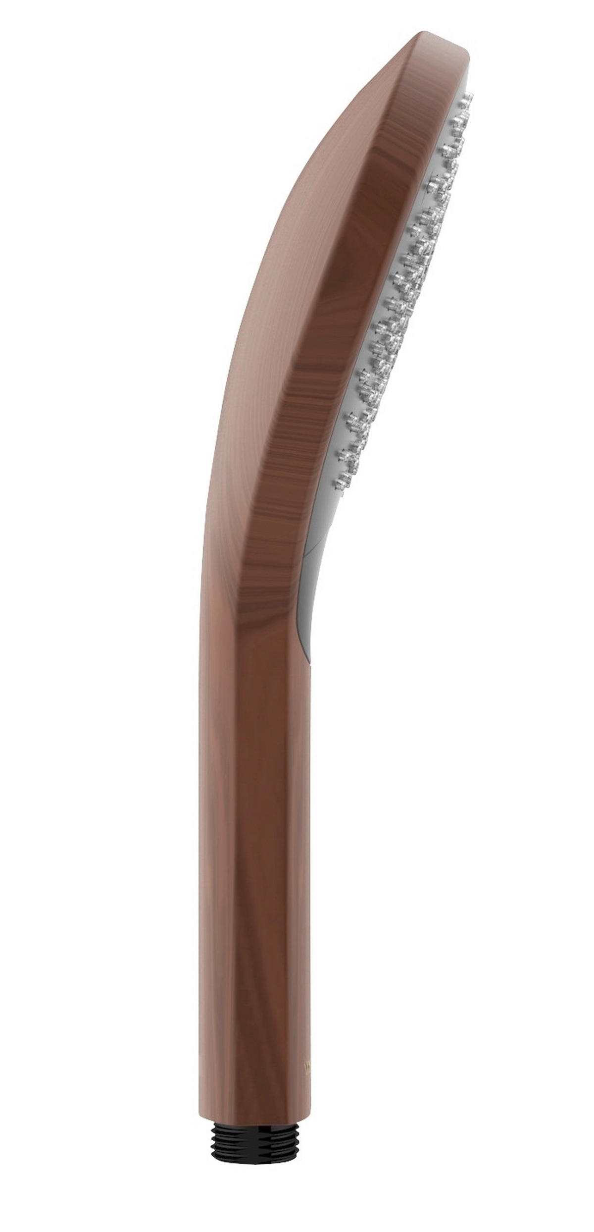 SPRCHOVÁ HLAVICA BEZ HADICE   - hnedá/čierna, Basics, plast (12cm) - Wenko