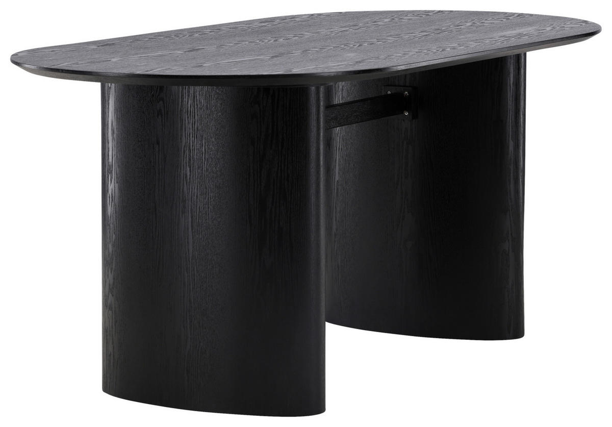 ESSTISCH in Holzwerkstoff 180/90/75 cm  - Schwarz, Design, Holzwerkstoff (180/90/75cm) - Livetastic