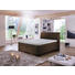 BOXSPRINGBETT "OCEAN" Webstoff 140/200 cm INKL. - Dunkelbraun/Schwarz, Design, Holz/Textil (140/200cm) - Novel