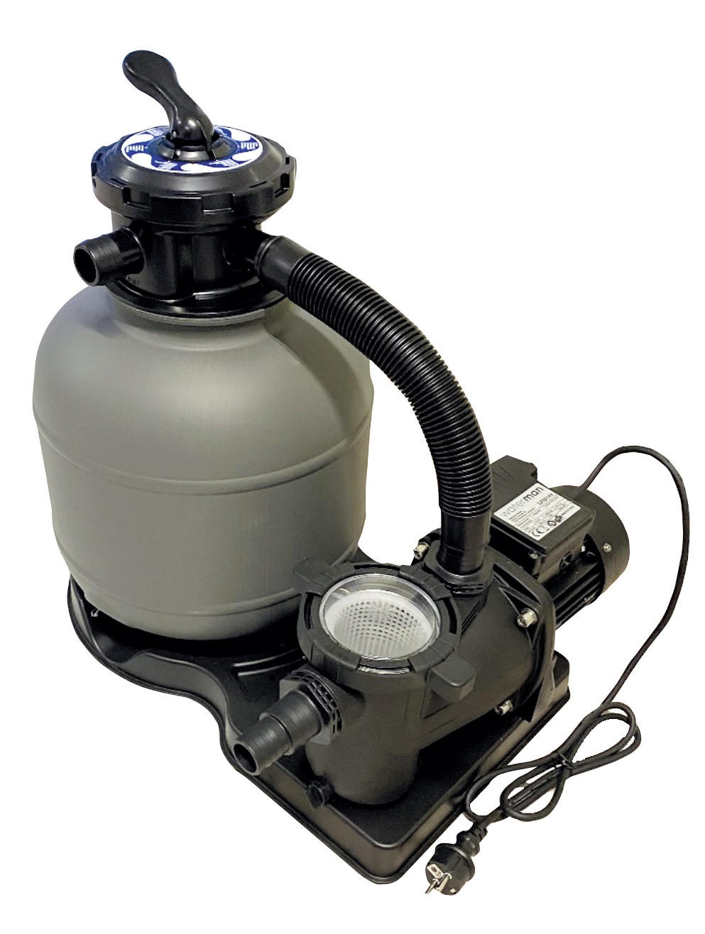 Sandfilterpumpe Sh 6 Grau/schwarz 6.000 L/h