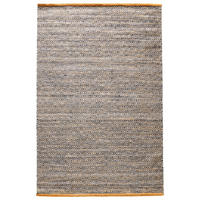 HANDWEBTEPPICH 70/130 cm Jupiter Currygelb  - Currygelb, Natur, Textil (70/130cm) - Linea Natura