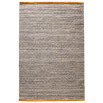 HANDWEBTEPPICH 70/130 cm Jupiter Currygelb  - Currygelb, Natur, Textil (70/130cm) - Linea Natura