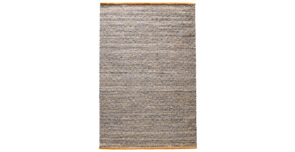 HANDWEBTEPPICH 70/130 cm Jupiter Currygelb  - Currygelb, Natur, Textil (70/130cm) - Linea Natura